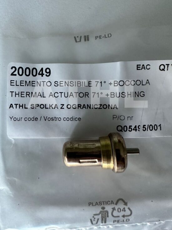VMC Termoelement 71° + TULEJA do VT/VTS/VTFT 27-37-47 71° art.: 200049