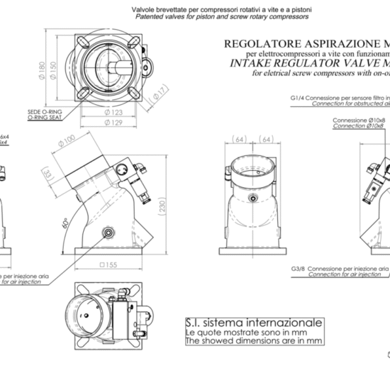 VMC Zawór dolotowy RB80E art. 620.040