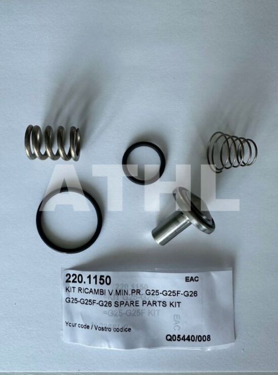Zestaw naprawczy zawor min. ciśn G25-G26-G25F/ G25-G25F-G26 SPARE PARTS KIT